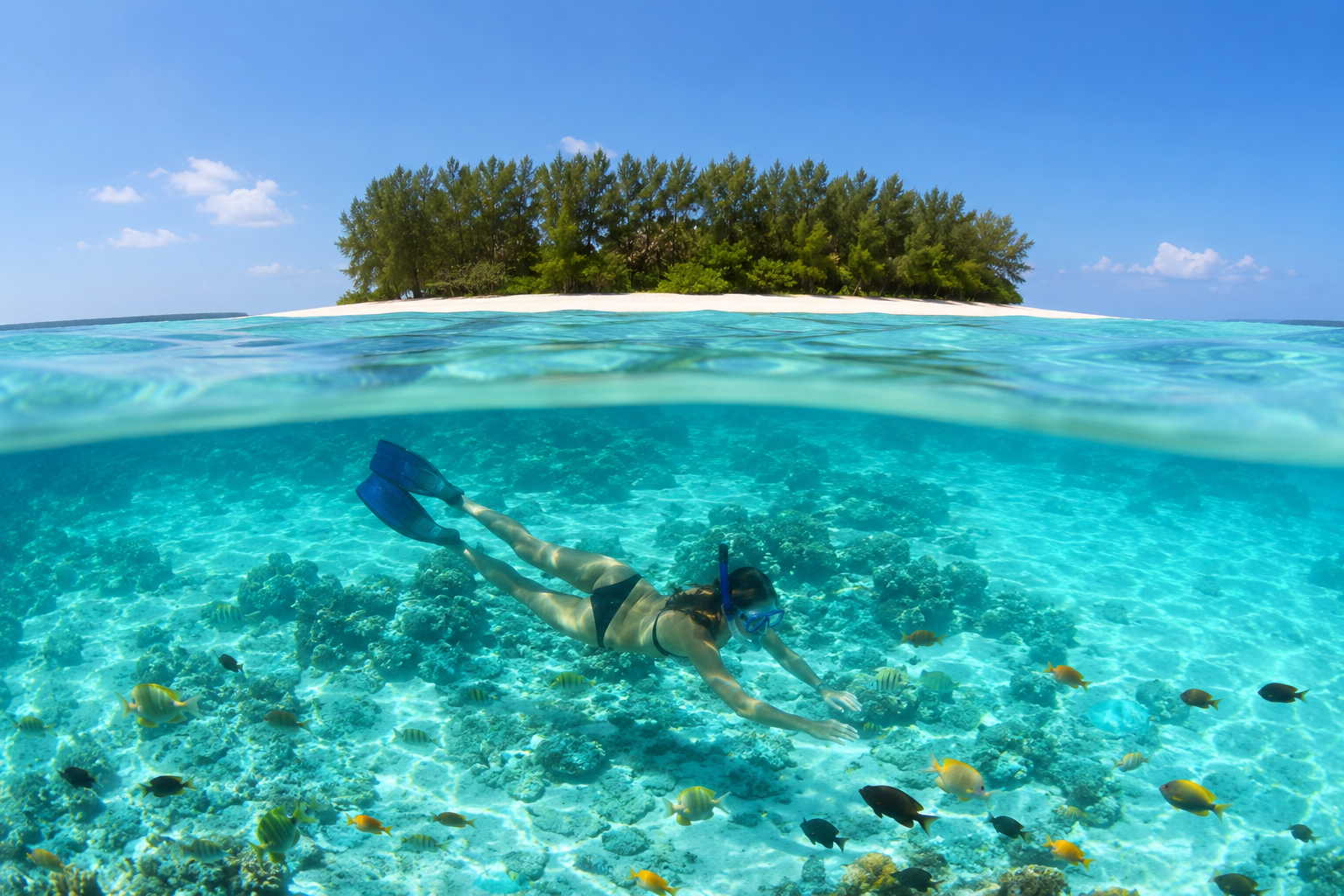 Mnemba Atoll snorkelling